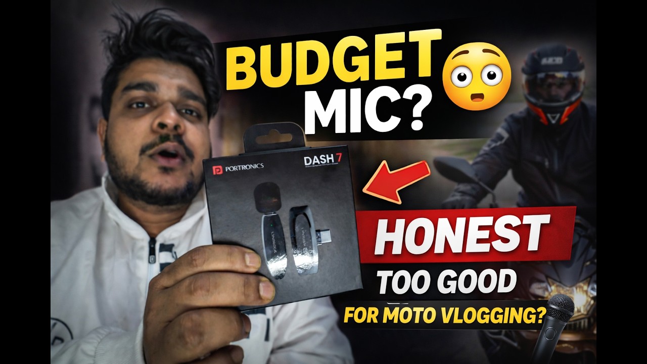 Protonics Dash 7 Wireless Mic Review | Too Good for Moto Vlogging? 🎤🏍️