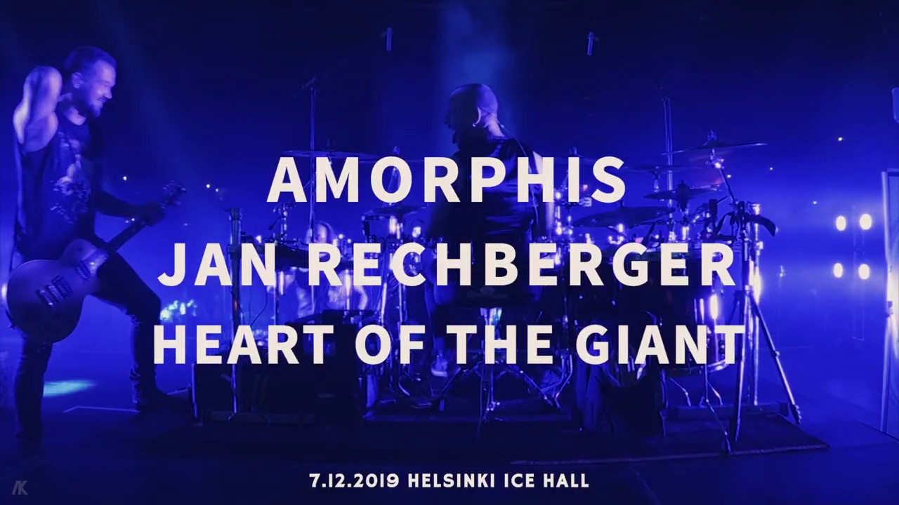 AMORPHIS Jan Rechberger Drumcam 'Heart of the Giant' / 7.12.2019 Helsinki Ice Hall