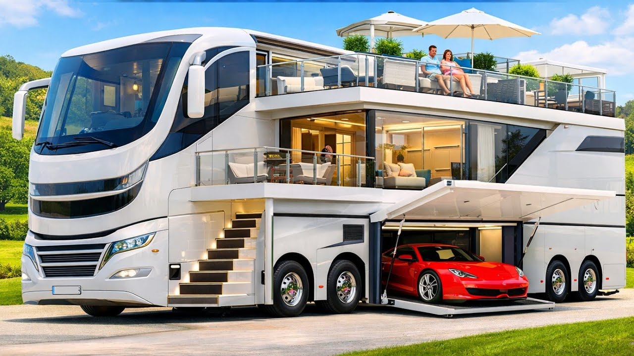 Inside the World’s Most Luxury Motorhome – £5 Million Rolling Mansion UK