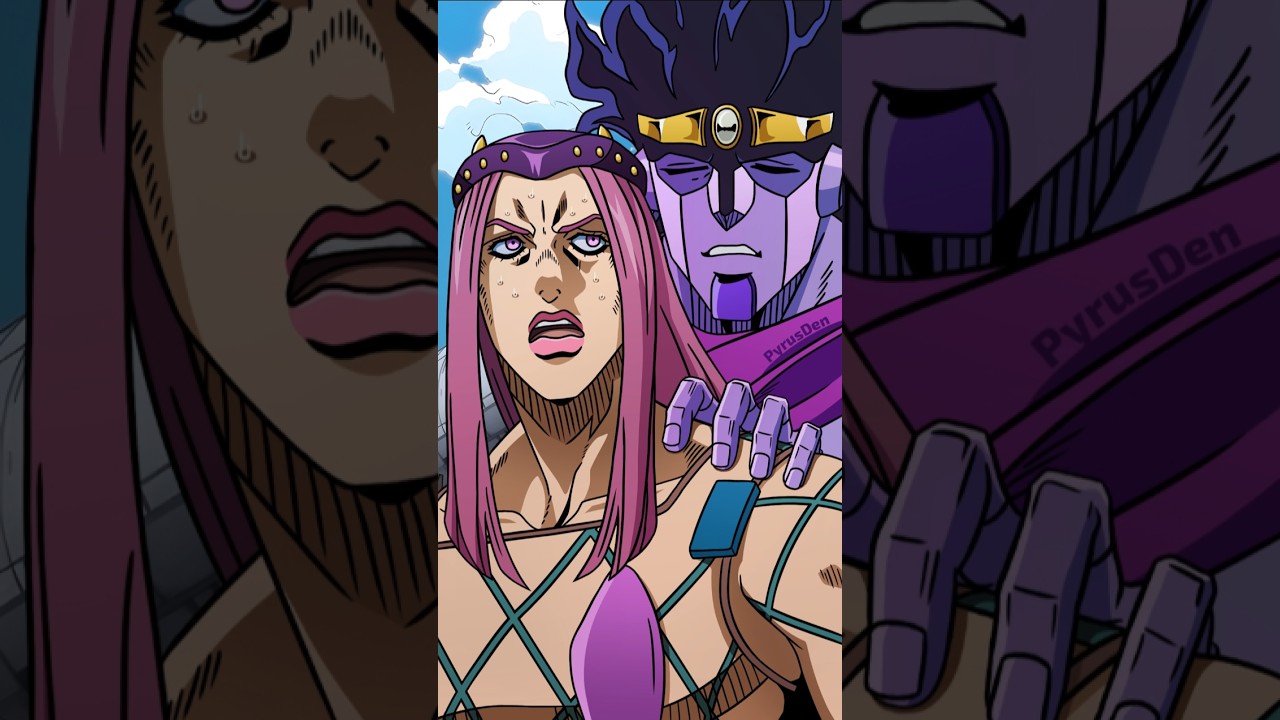 Jotaro meets Anasui | JoJo Part 6 StoneOcean Meme #shorts #jjba #jojo
