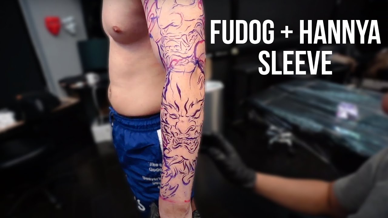 FUDOG x HANNYA MASK ARM SLEEVE! *PART 1*