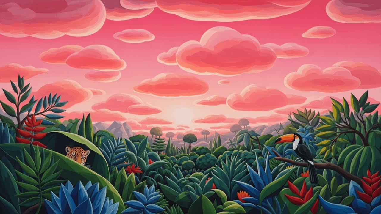 Hypnotic Low-Relief Texture: Best Relaxing 4K ART TV Painting | 편안한 분위기 (Cozy Ambience)