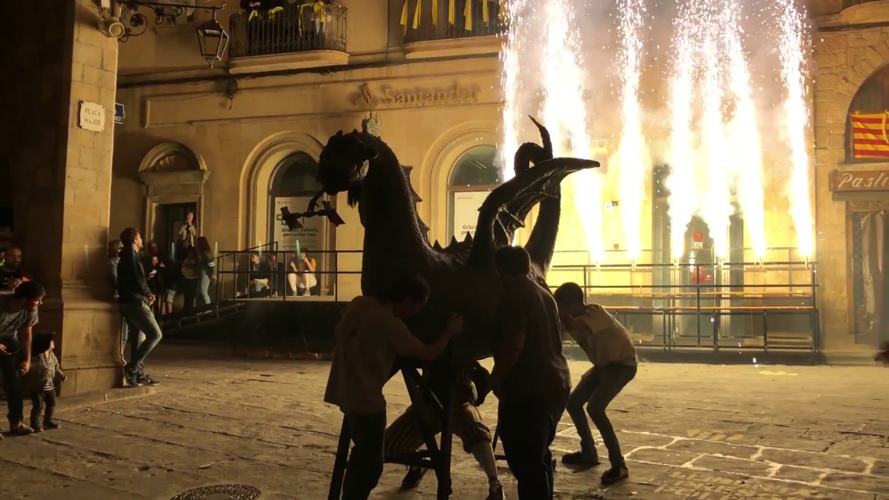 Roda de foc – Ball del Drac - Corpus Solsona 2018