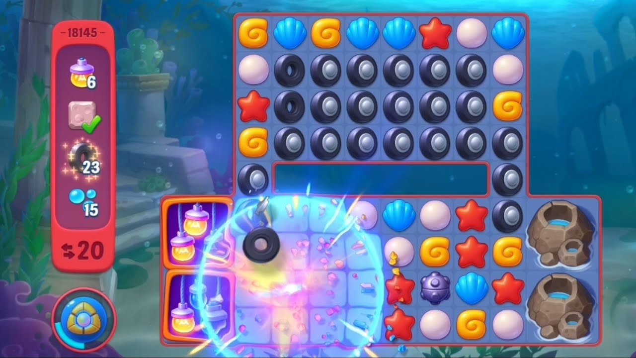 Fishdom 18145 Hard Level - NO 💣🧨💥