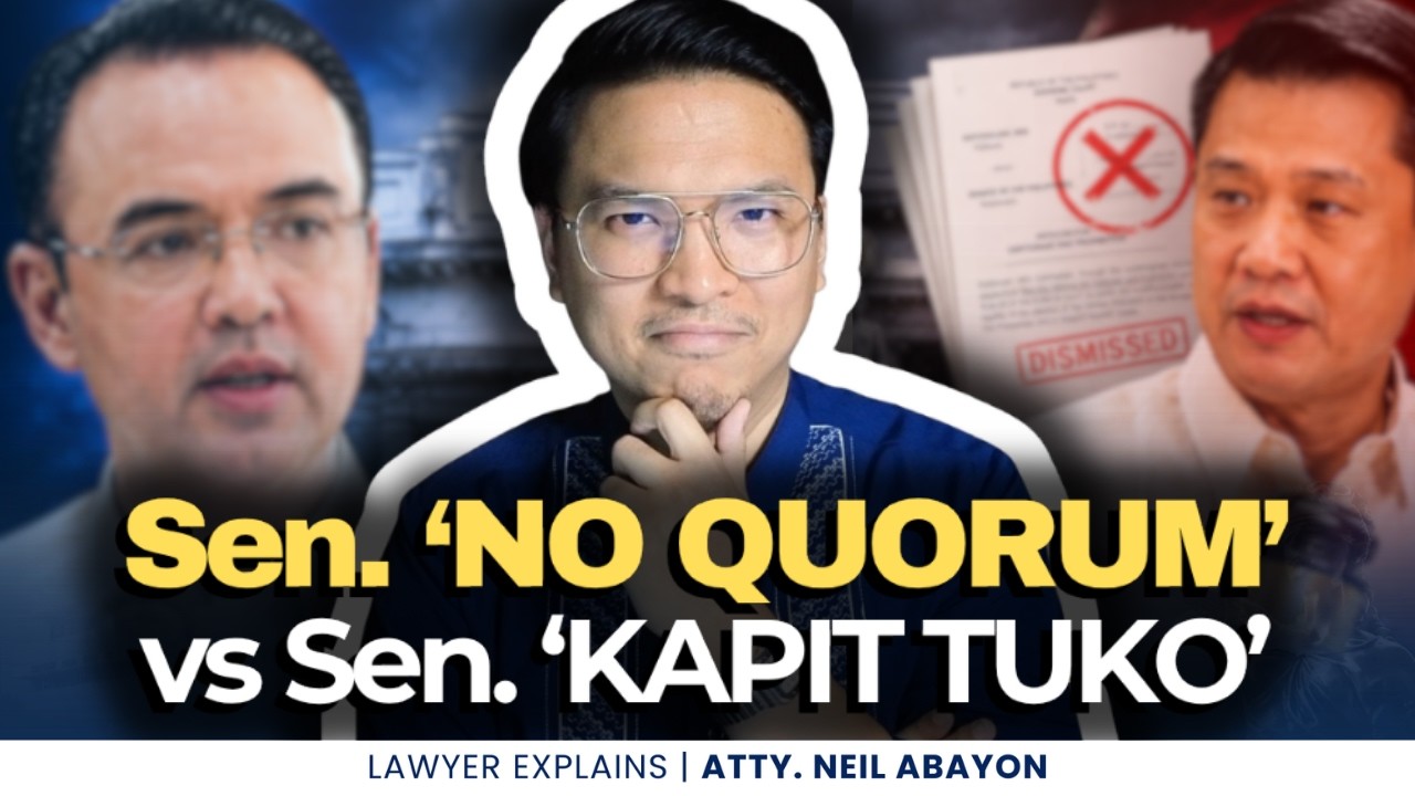 'Kapit Tuko' si SP Cayetano? O may LEGAL BASIS ang PINAGLALABAN niya as Senate President?