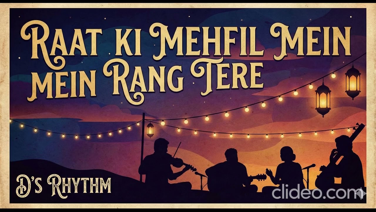 RAAT KI MAHFIL MEIN RANG TERE