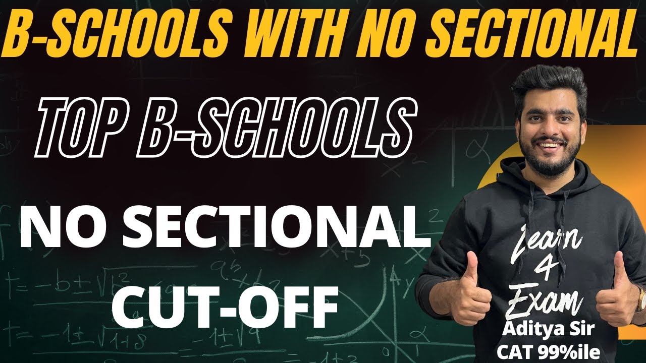 Top B-Schools Without Sectional Cutoffs | Must-Apply Colleges!