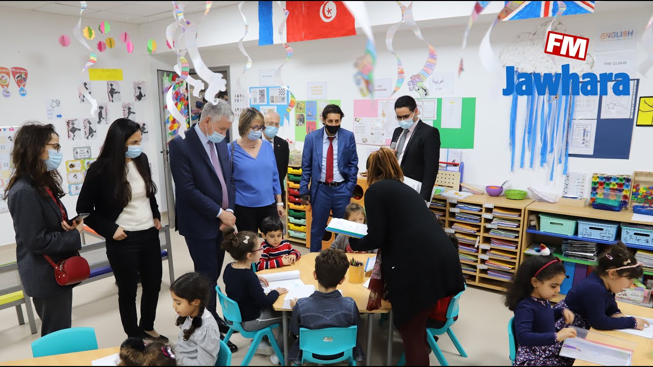 L'ambassadeur de France en Tunisie en visite à l'école internationale française Alphonse Daudet