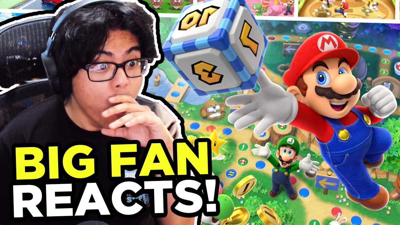 BIGGEST Mario Party Fan REACTS to Mario Party Superstars REVEAL!