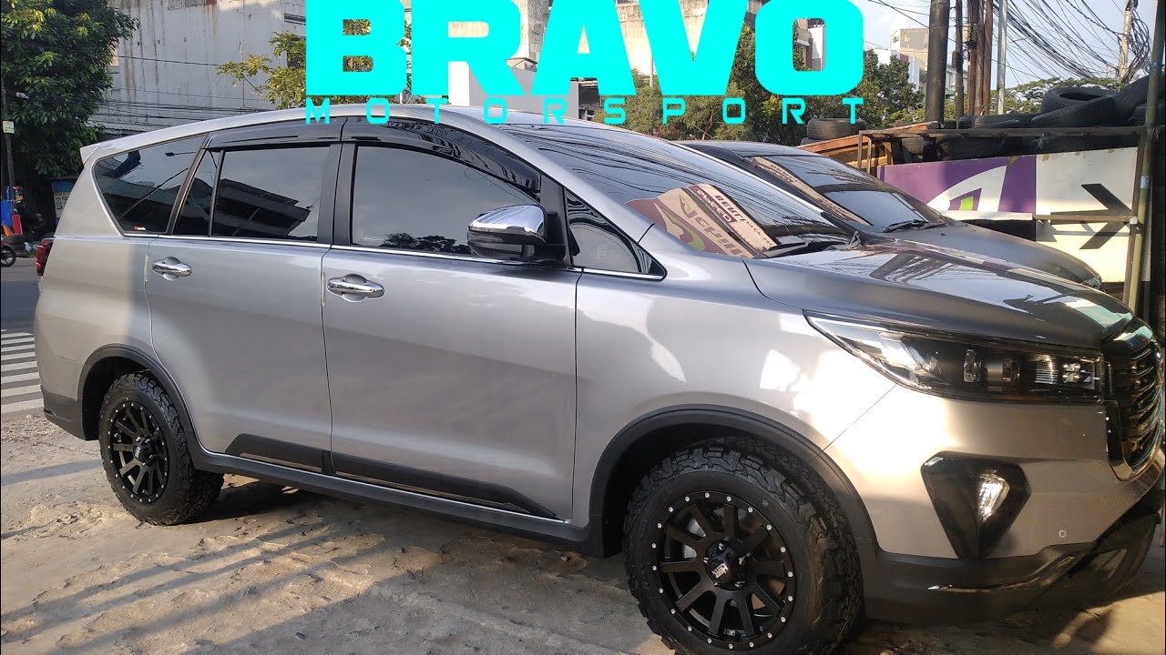 Innova New Venturer Diesel Modifikasi Velg Hsr Karas R16 Ban  Offroad 215 65 R16 Bf Goodrich