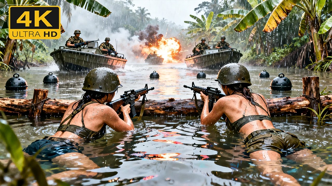 2026動作電影！被日軍瞧不起的鐵匠女，用鹽巴自製水中浮雷，瞬間炸毀日軍戰艦！ ⚔️ 功夫 | Kung Fu | 武打 | 反差 | 抗日 | 動作電影