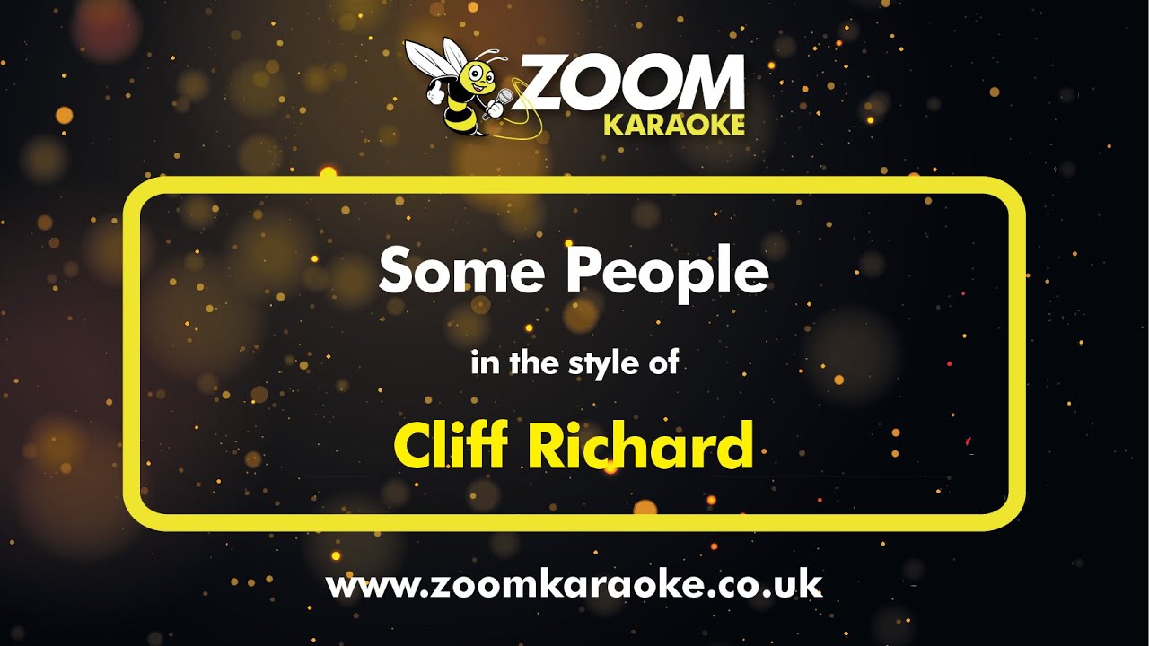 Cliff Richard - Some People - Karaoke Version from Zoom Karaoke