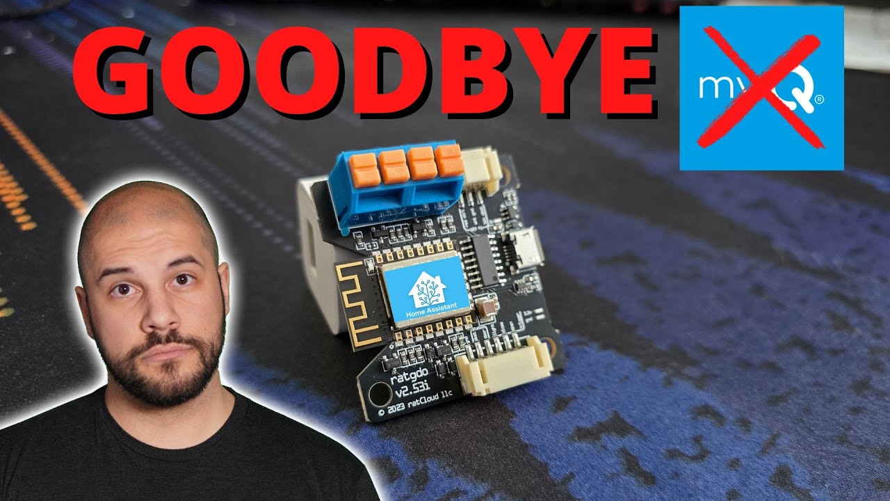 Getting Rid of MyQ | Controlling My Garage Door Opener With Ratgdo & HomeAssistant!