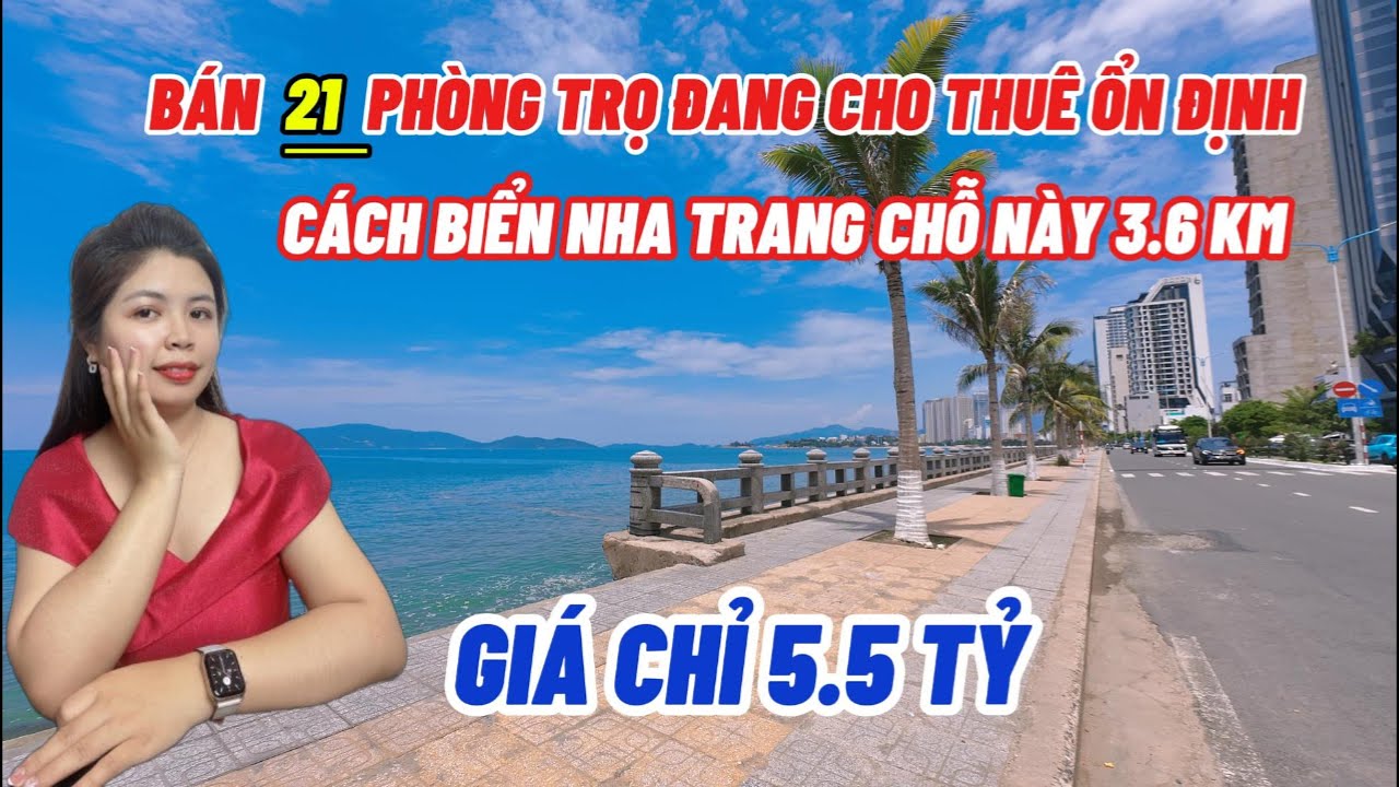 ( đã bán) Bán 21 Phòng Trọ Cách Biển hơn 3km Đang Cho Thuê Ổn Định Gần Các Trường Đại Học Nha Trang.