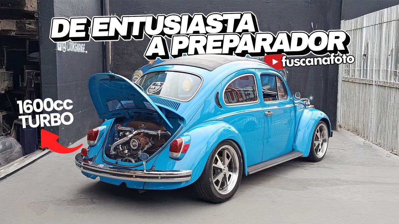 DE ENTUSIASTA A PREPARADOR! FUSCA 1976 1600cc TURBO que deu origem à própria oficina – Fusca na Foto