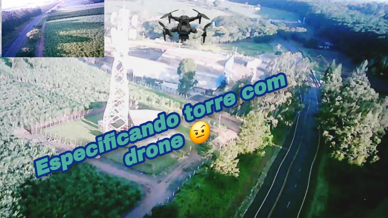 Especificando a torre com drone na rodovia de Batatais  SP