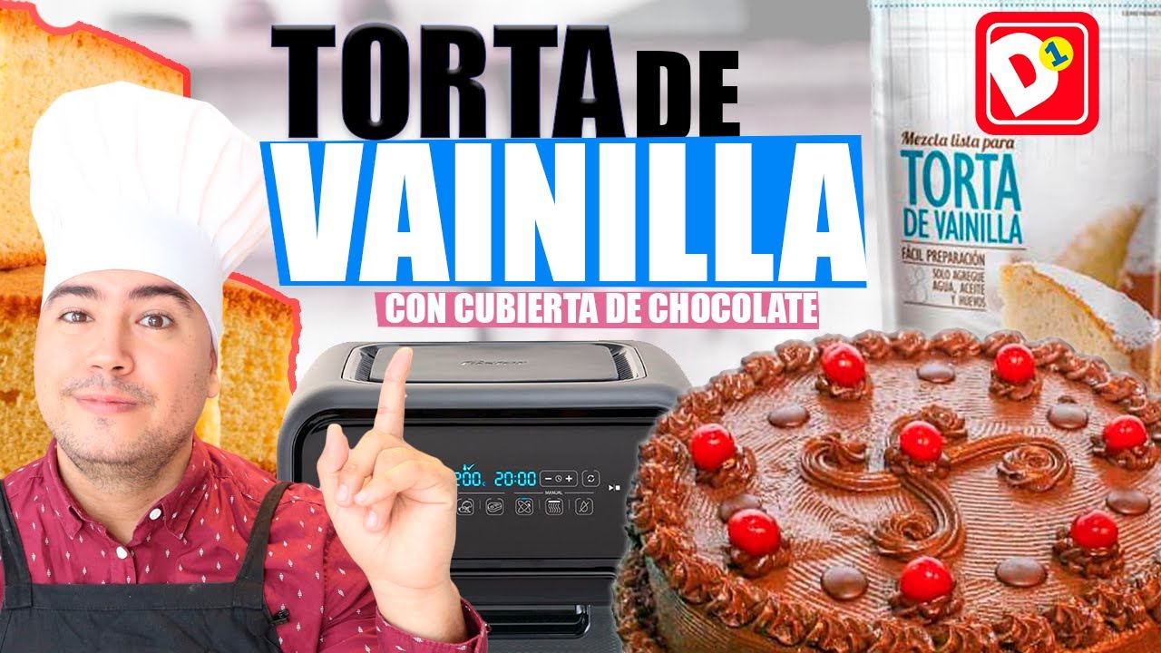 TORTA de VAINILLA con cubierta de CHOCOLATE | Pastel de cumpleaños casero | Esteban Cocina
