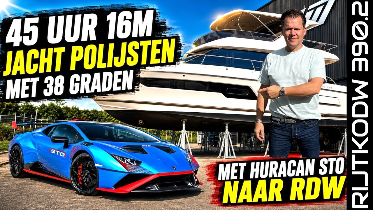 Naar RDW met Huracan STO | 45uur jacht polijsten bij 38 graden | Bizarre inruil op AMG GTR