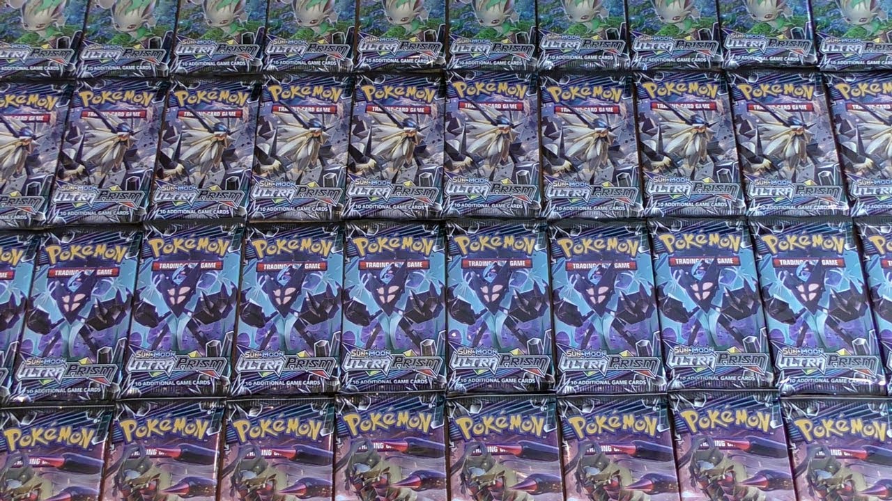 40 Pokemon Ultra Prism Booster Pack Opening