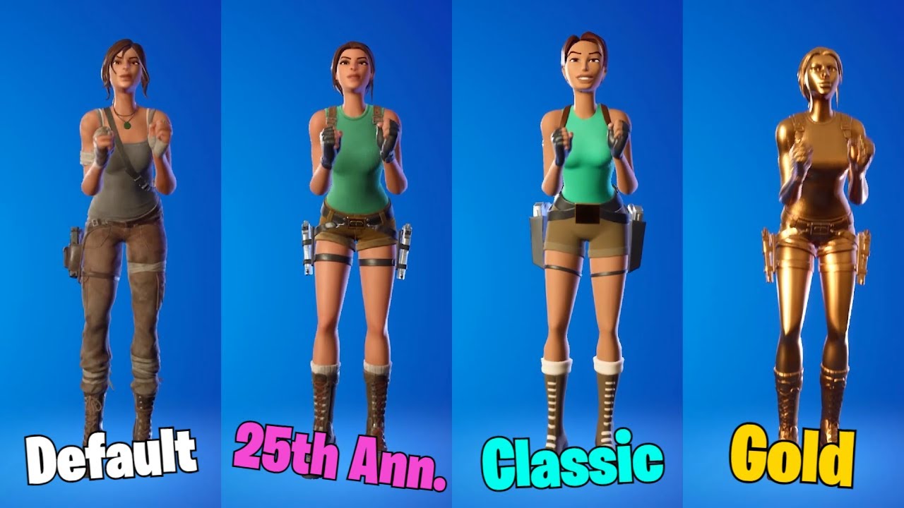 Top 30 Legendary Fortnite Dances & Emotes (All Lara Croft Styles)