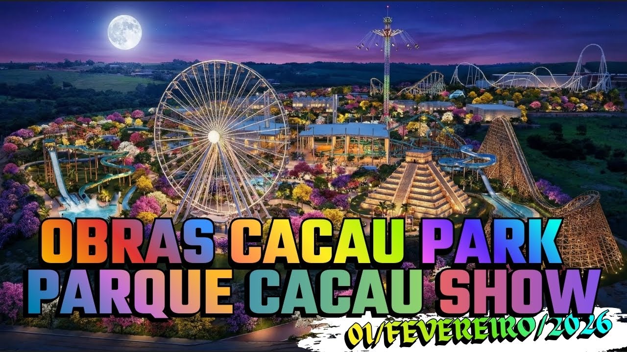 #62 PARE TUDO e veja como está o CACAU PARK agora! O Parque da CACAU SHOW!