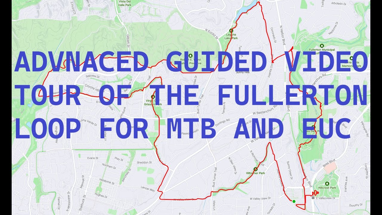 A more advanced guided tour of the Fullerton Loop for MTB and EUC