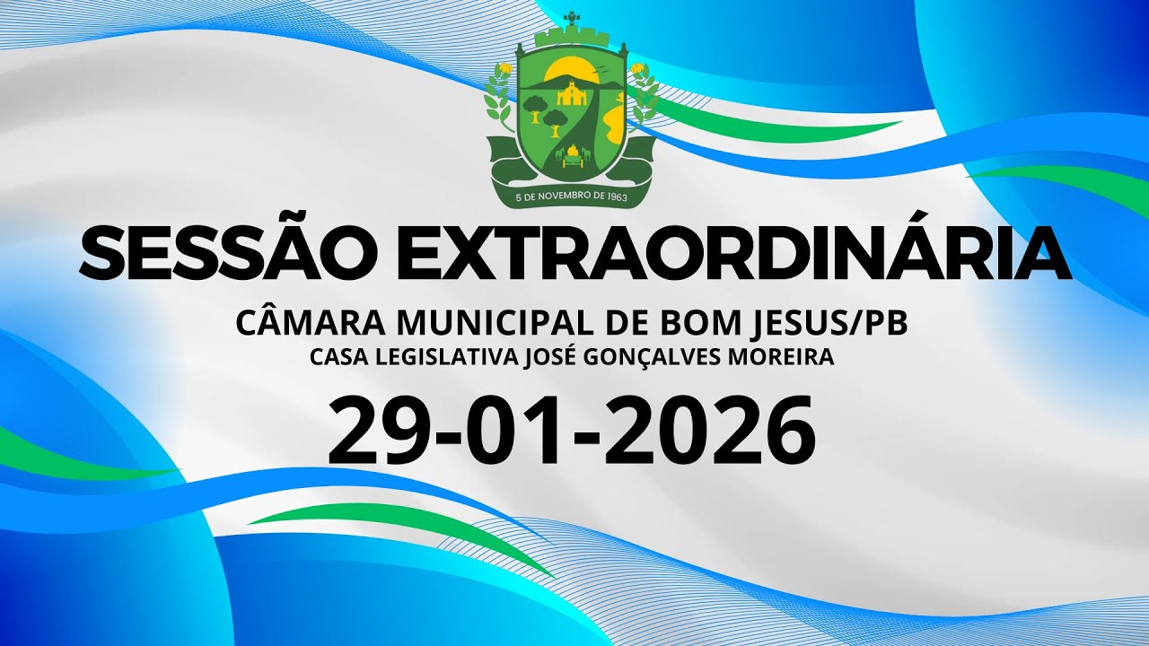 1&ordf; Sess&atilde;o Extraordin&aacute;ria