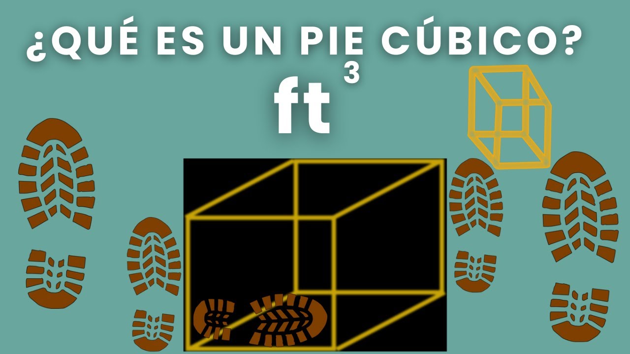 Que es un pie cubico
