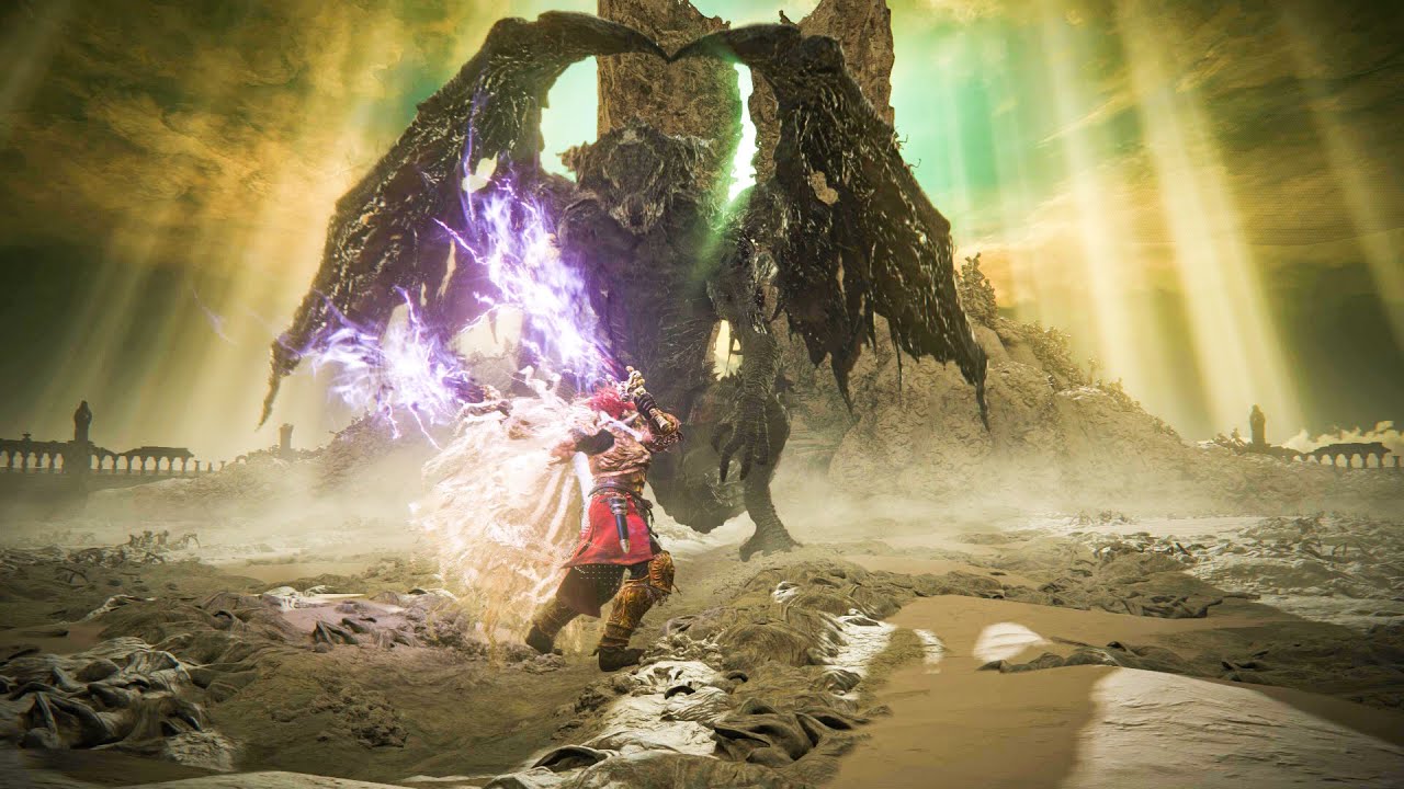 Elden Ring - Promised Consort Radahn vs Darkeater Midir | Boss vs Boss Fight