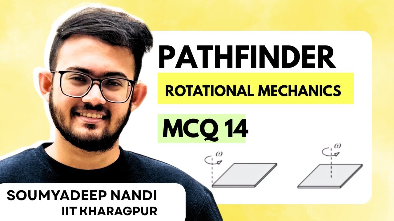Pathfinder Rotational Motion MCQ 14 Explained | Scaling Method & Time to Stop (Square Axis)
