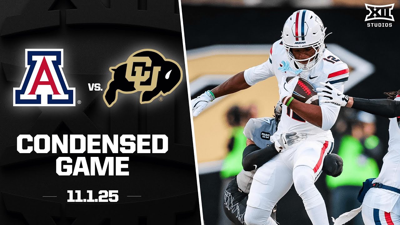 Arizona vs. Colorado Condensed Game | 2025 Big 12 Football