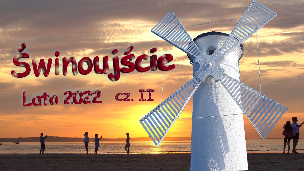 Świnoujście - Plaża / Promenada / Kitesurfing /  Marina / Promy / Zachód Słońca i Komary!