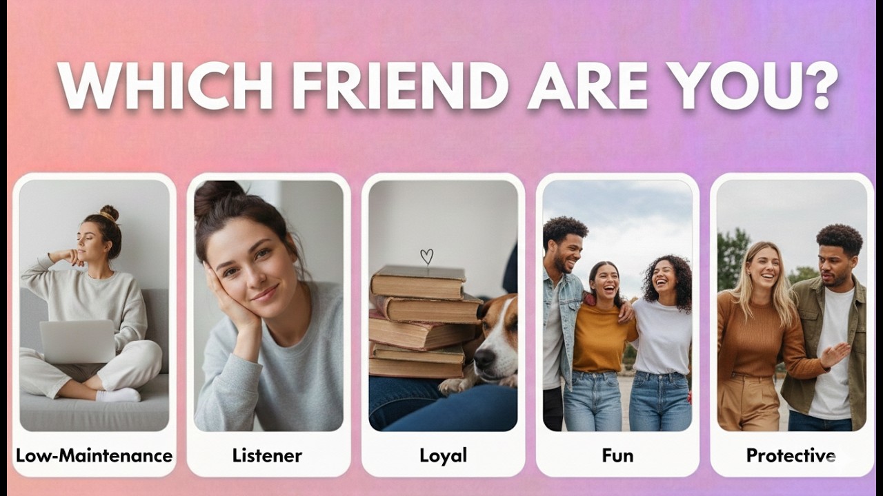 Which Friend Are You in the Group? | Aesthetic & Personality Quiz