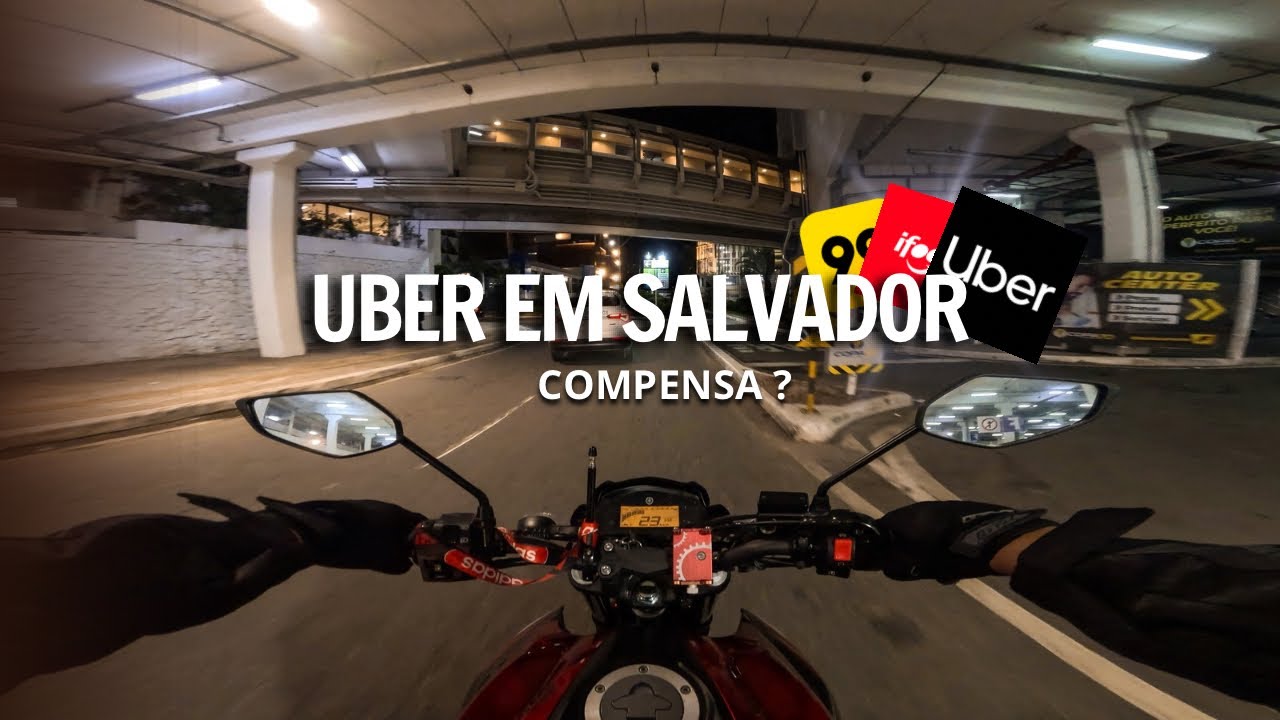 MOTO UBER EM SALVADOR COMPENSA? 🤔