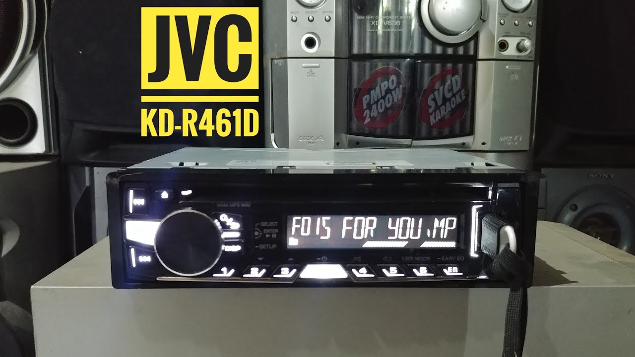 JVC KENWOOD KD-R461D || Head Unit Single Din
