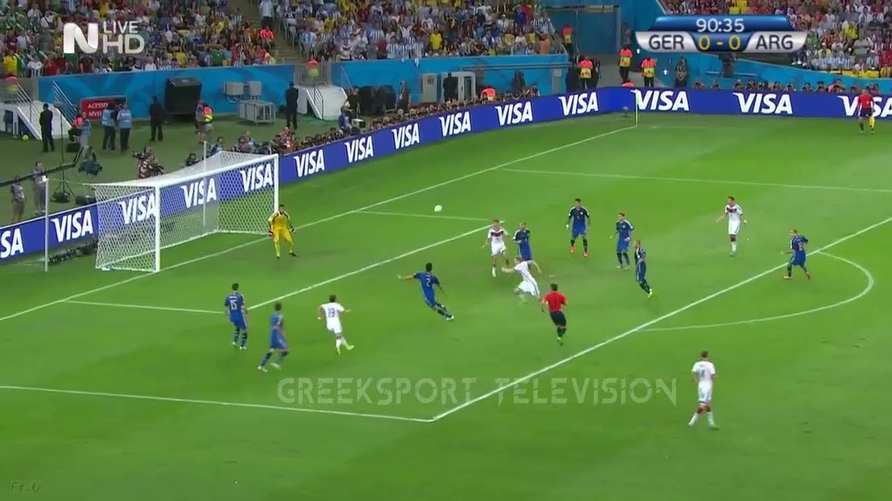 Γερμανία-Αργεντινή 1-0 Στιγμιότυπα HD με Ελληνική Περιγραφή |Τελικός Mundial 2014|