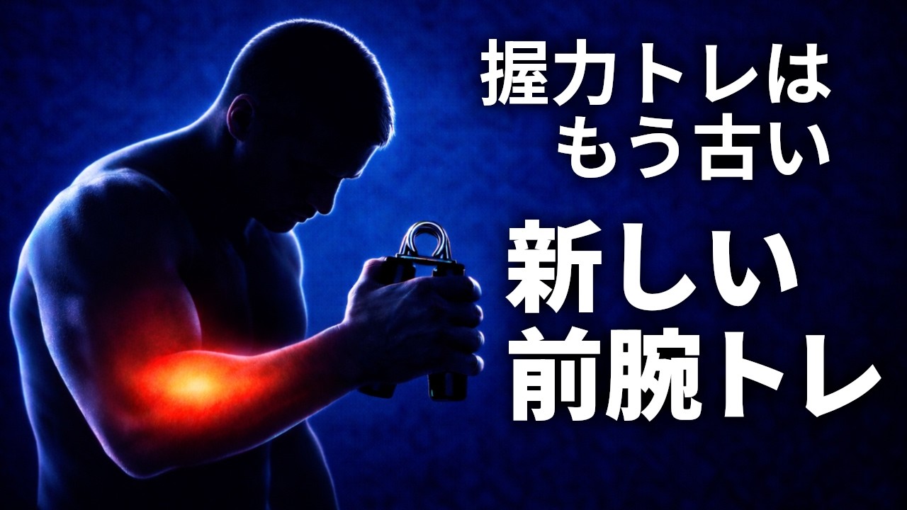 握力トレは前腕を太くしない。科学が示した新しい前腕トレ