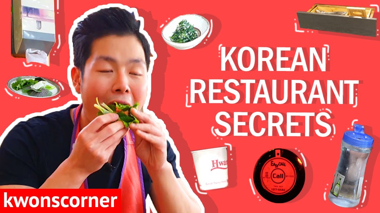 Korean Restaurant Secrets (How to Eat at a Korean Restaurant)