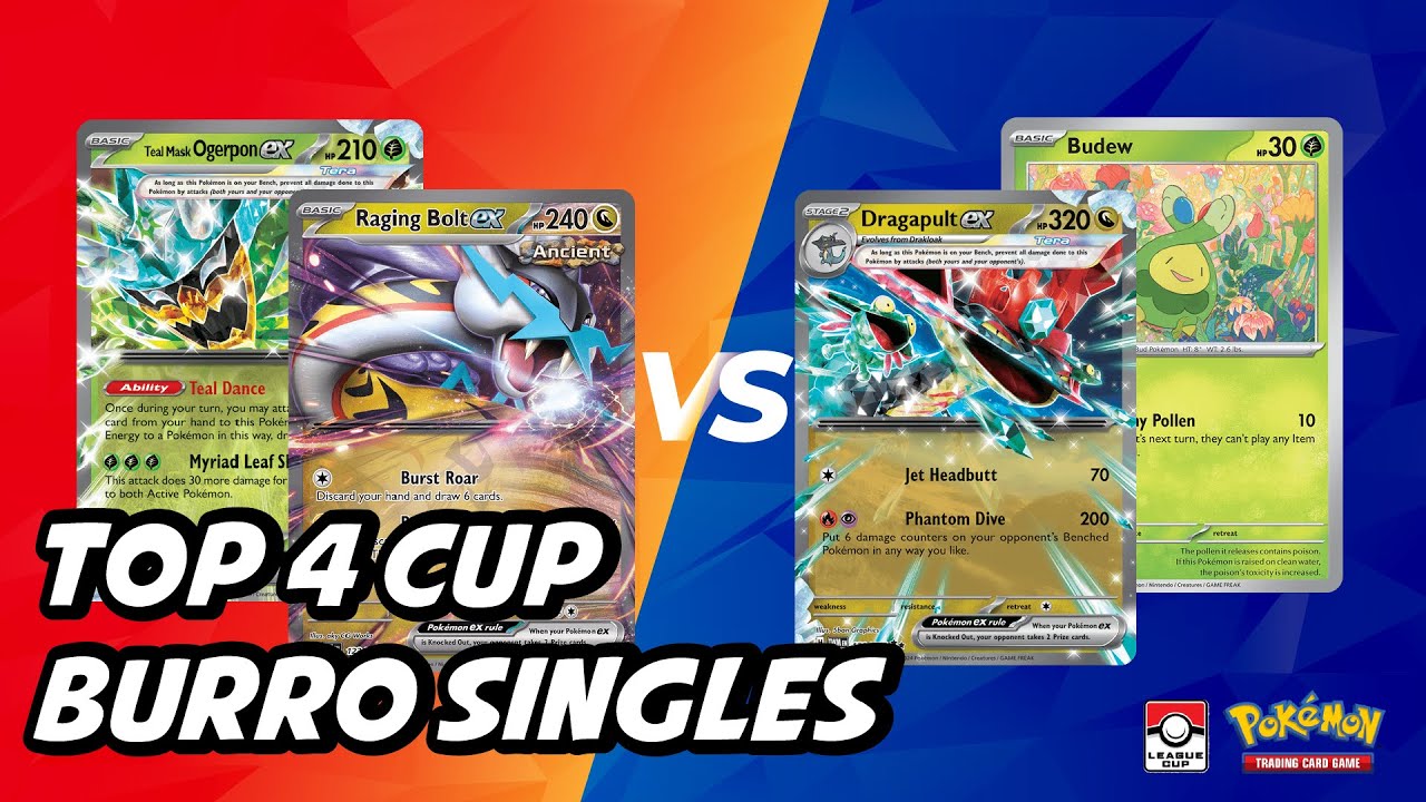 Raging Bolt ex ⚡️ vs Dragapult ex 🔥 Tabletop Pokémon TCG