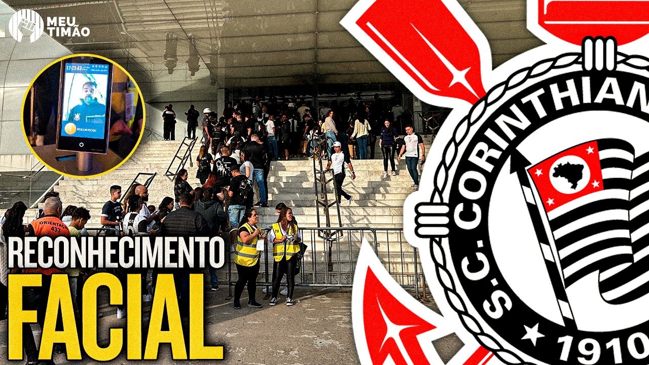 COMO FOI A ENTRADA DA TORCIDA DO CORINTHIANS NA PRIMEIRA PARTIDA COM RECONHECIMENTO FACIAL NA NQA