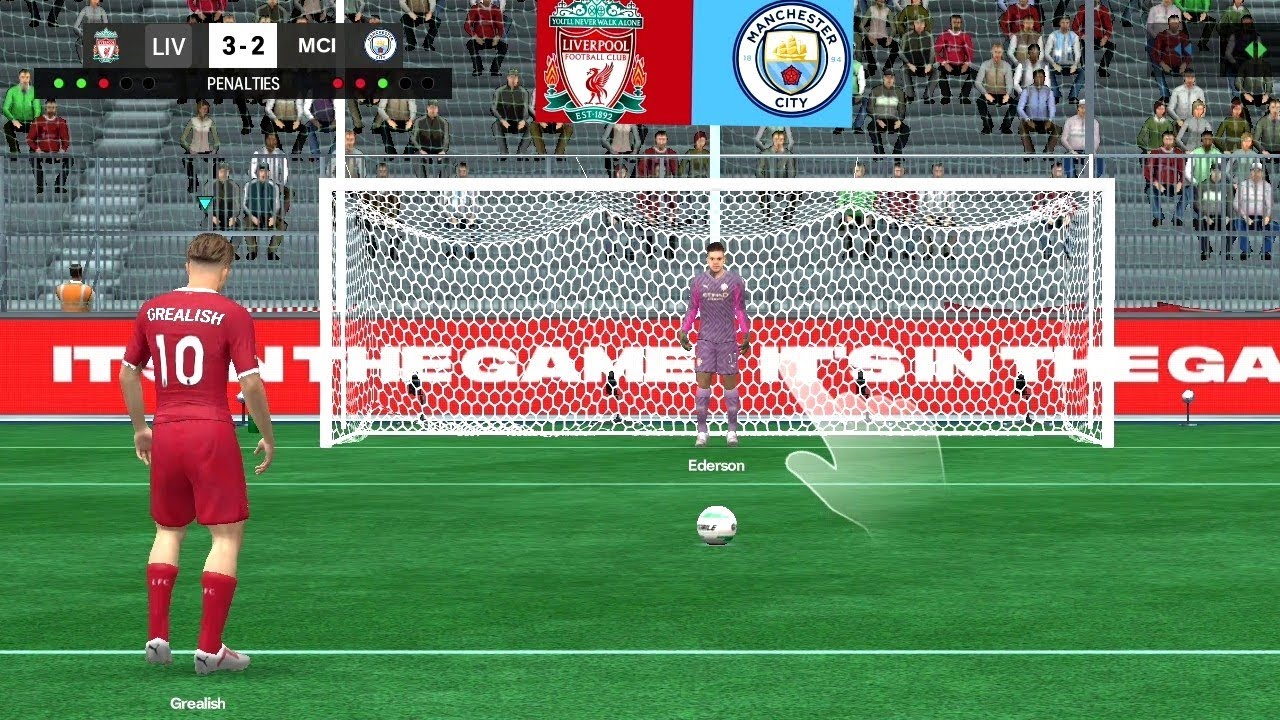EA FC mobile 2024 penalty shootout