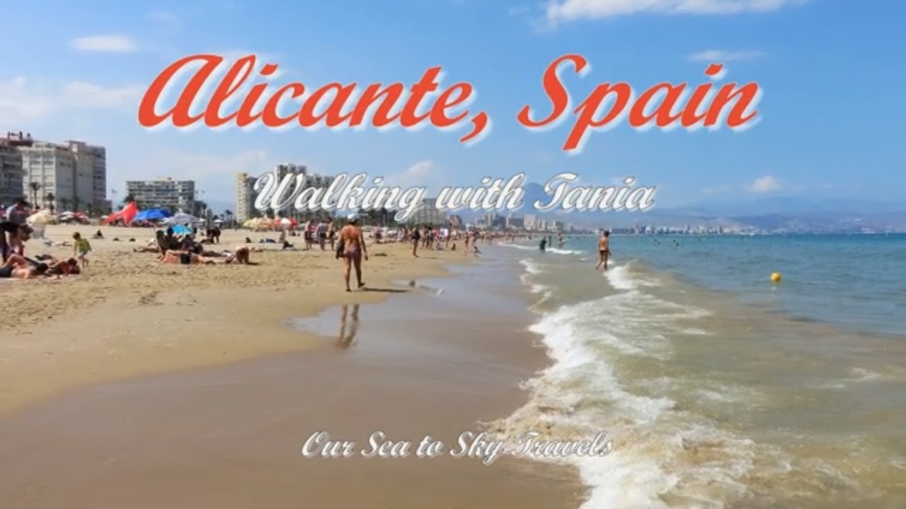 Alicante, Spain - walking with Tania