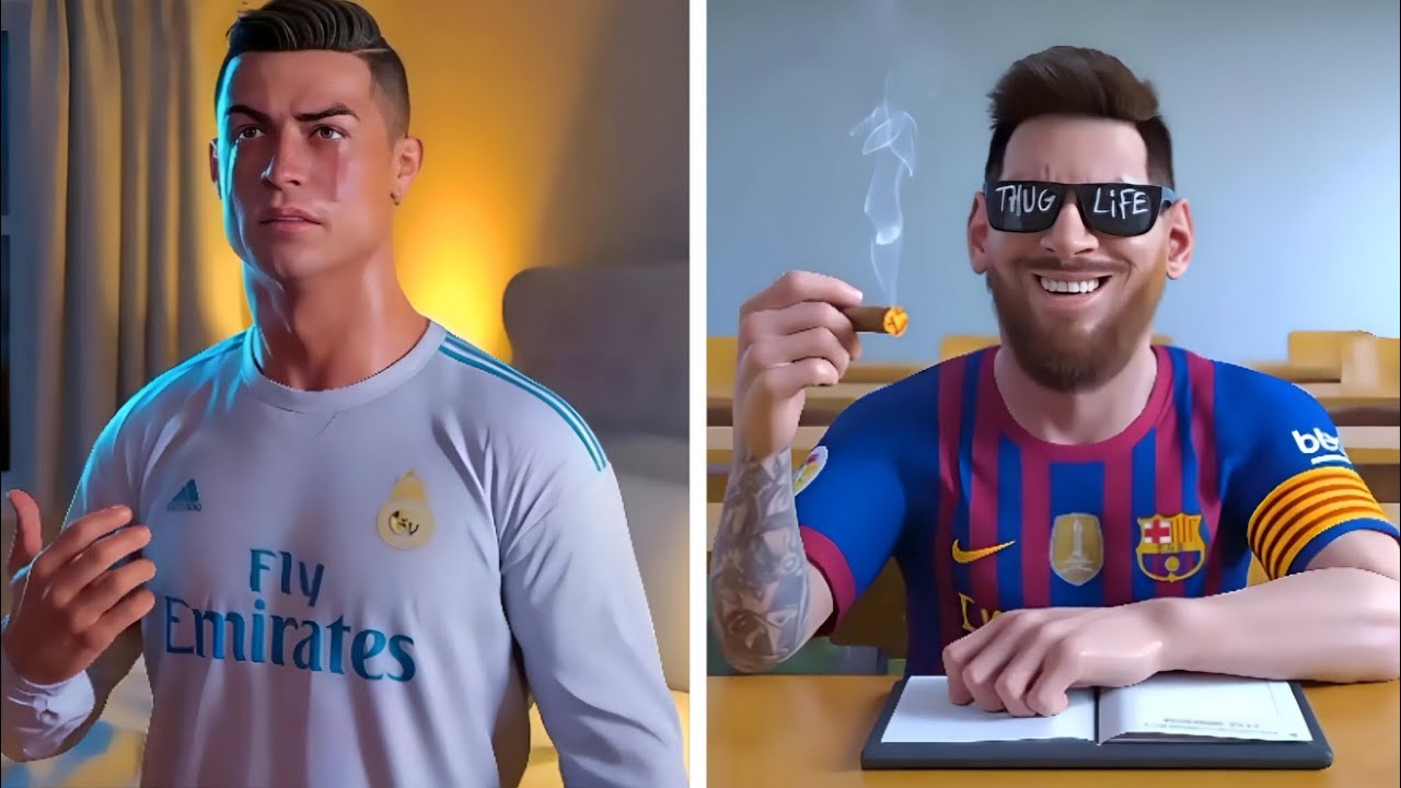 Messi vs Ronaldo: Sonic Evil Straw Challenge (Spanish | Portuguese)