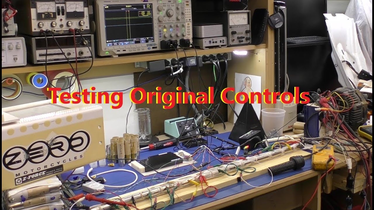 Zero P2: Testing Original Controls... 2009 Zero MX Flagship Electric Motorcycle. Wiring and controls