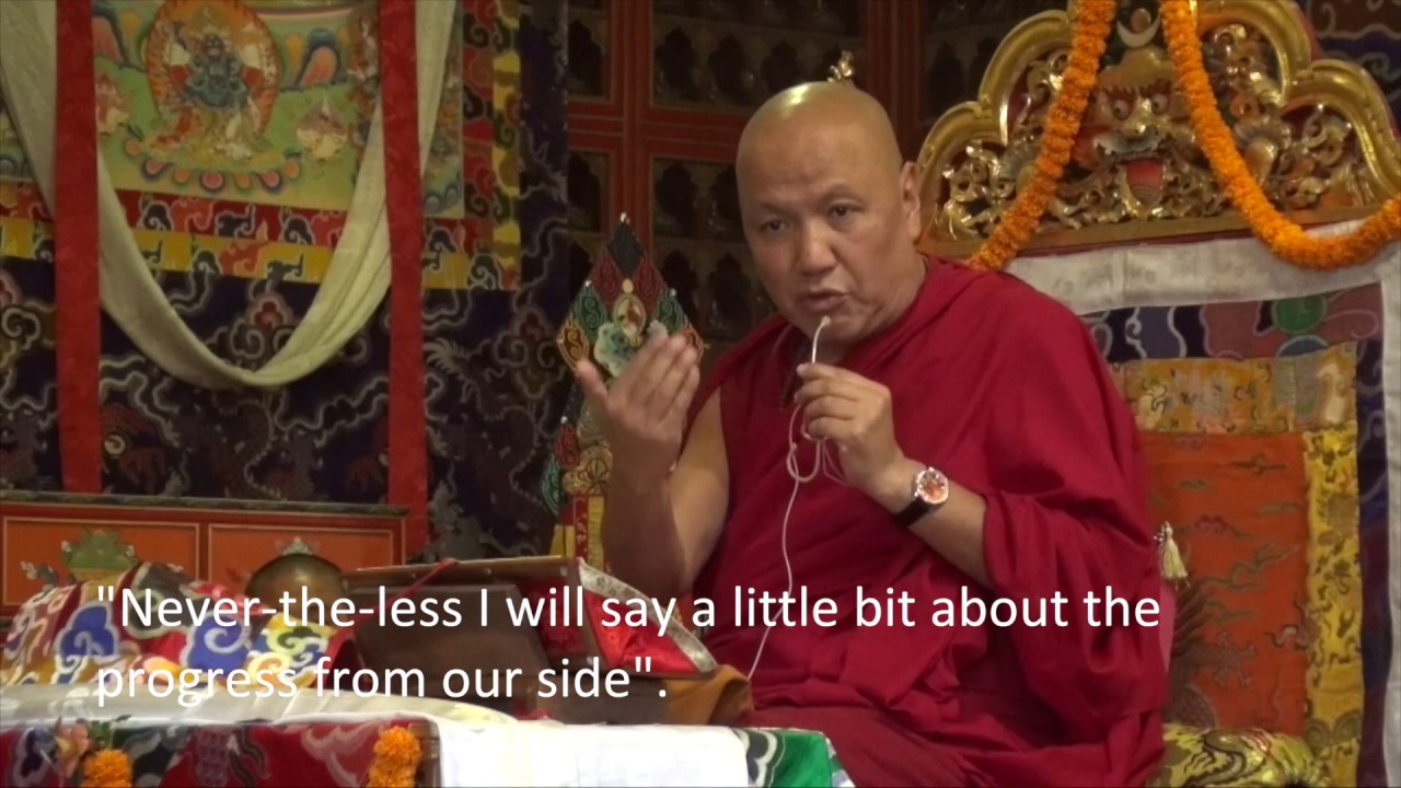 Tenga Rinpoche's Yangsi arrival at Benchen Monastery