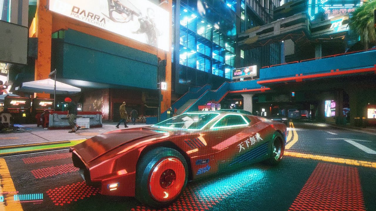 Jaw dropping graphics on a $25 Plasma TV. Cyberpunk 1080p DLSS and you can't see aliasing!?