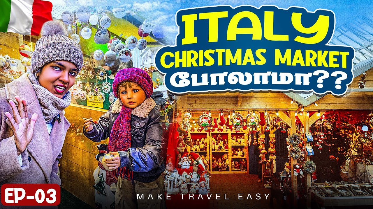 Milan Christmas Market 🎄 | Milan Shopping Streets | Europe Christmas Series EP 3 | Make Travel Easy