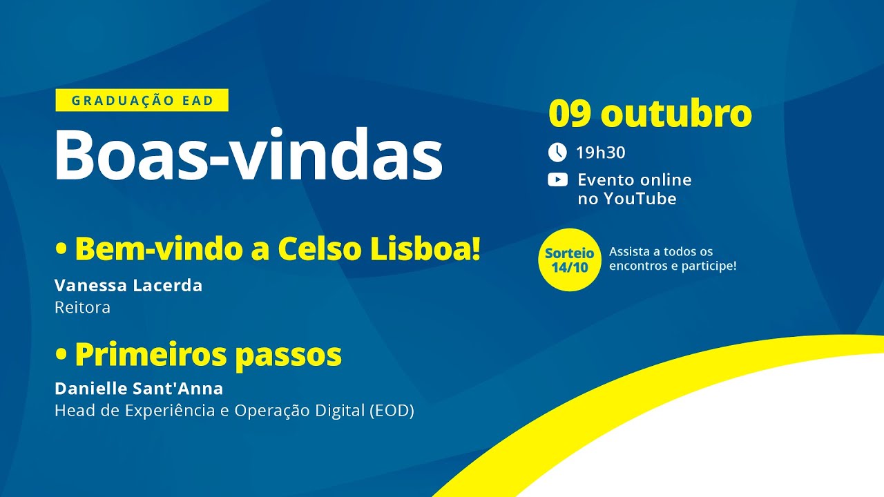 Boas-vindas: Bem-vindo a Celso Lisboa e Primeiros Passos