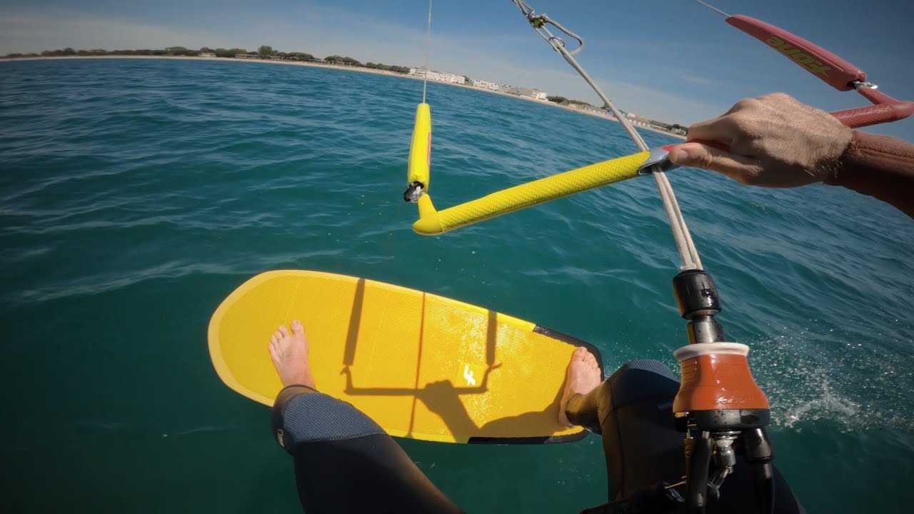 F-one Pocket Carbon 110 (Kitefoil Gopro Gameplay)