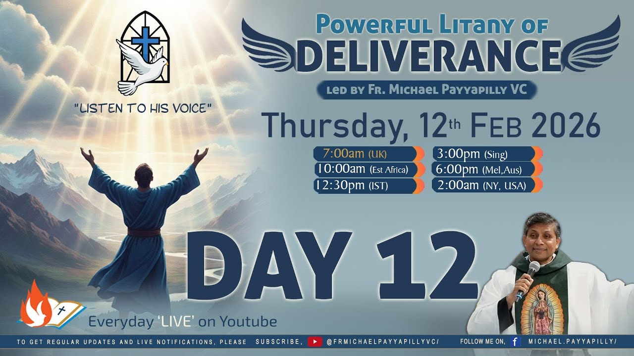 Listen to His Voice - Powerful Litany of Deliverance - Day 12